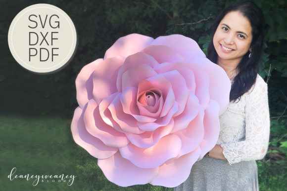 24 Inch Paper Rose: 3D SVG for Stunning Paper Flowers
