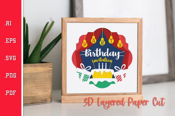 Birthday Invitation - Layered Paper Cut: A Designer's Review