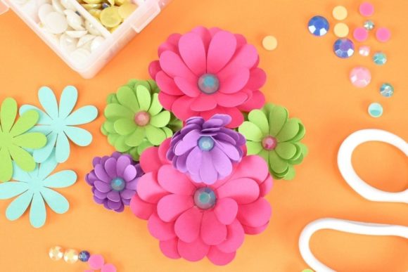 Cosmos Paper Flower Templates: 3D SVG & Paper Flowers