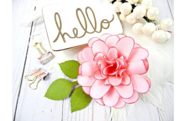 Dahlia Ruffle Paper Flowers: A 3D SVG Review