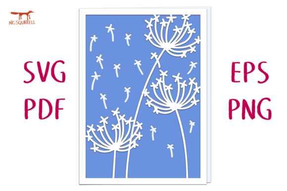 Dandelion Layered Card SVG: A Designer's Review