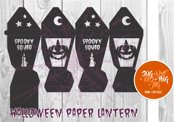 Halloween Paper Lantern Series a 0002: 3D SVG Shapes Review