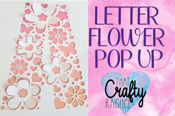 Letter a Pop Up Heart Template: 3D SVG Shapes Review