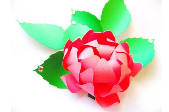 Mums Paper Flower Templates: 3D SVG for Real Projects