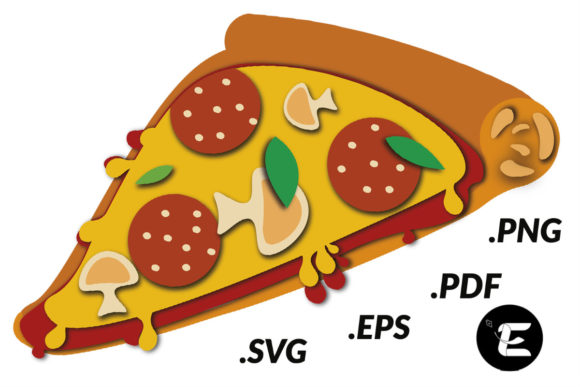 Pizza: A 3D SVG Shape for Modern Design