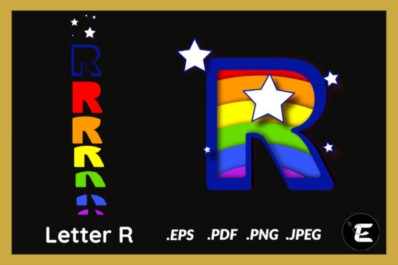 R 3D SVG for Shadow Boxes and Bold Branding
