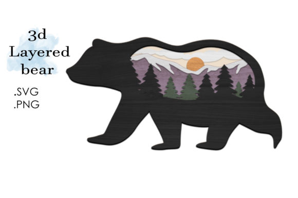 Review: 3D Layered SVG Bear for Real Projects