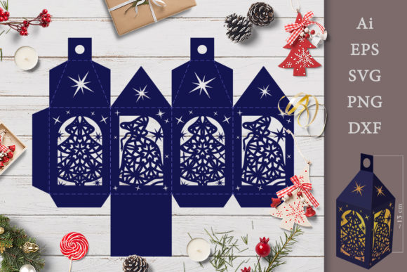 Review: 3D SVG Christmas Flashlight Template for Crafts
