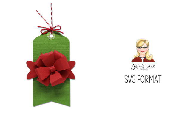 Review: 3D SVG Christmas Package Bow Gift Tag