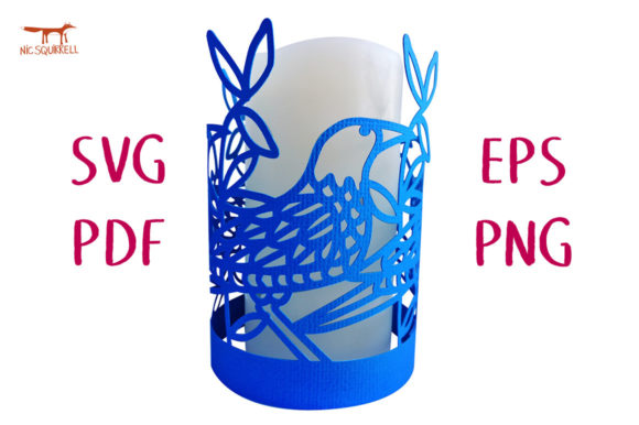 Review: Blackbirds Lantern SVG Cut File for Embroidery