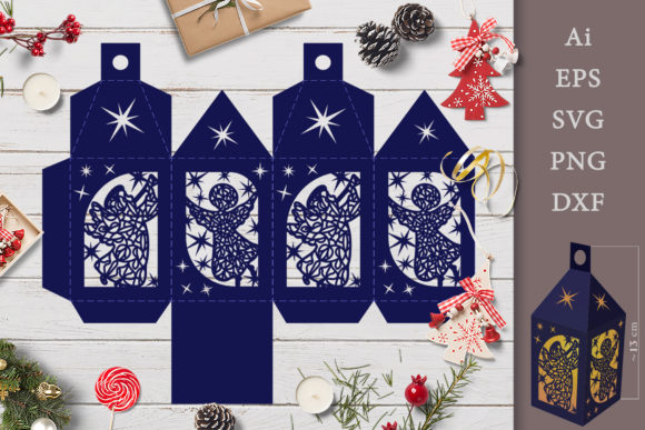 Review: Christmas Lantern with Angels SVG for Holiday Decor