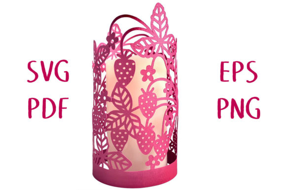 Strawberry Lantern SVG Cut File Review