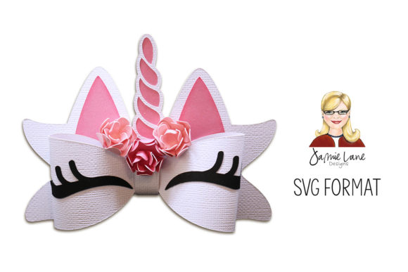 Unicorn Bow: 3D SVG Sets for Modern Design
